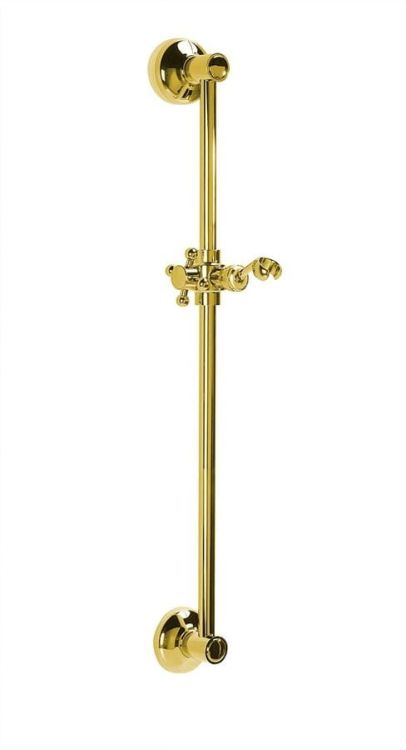 ANTEA drążek prysznicowy z suwakiem, 570mm, złoto