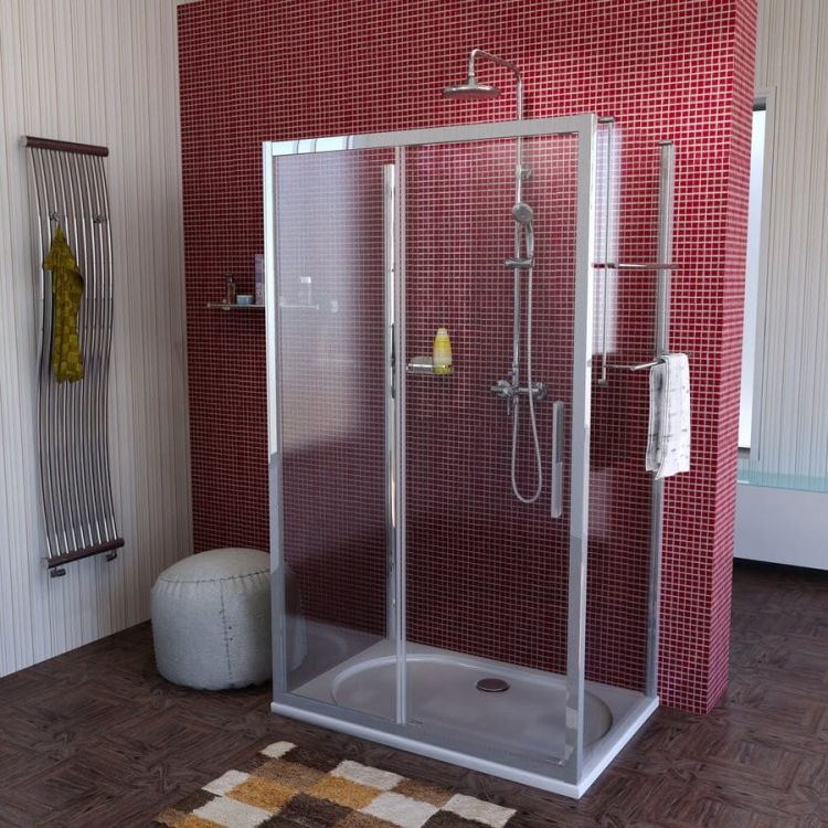 Lucis Line kabina prysznicowa trzyścienna 1100x800x800mm wariant L/P