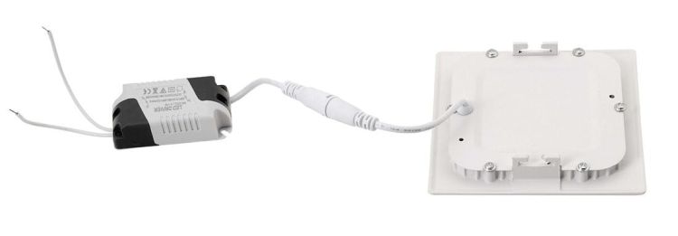 START LED oświetlenie sufitowe, 6W, 230V, 120x120mm, dzienna biel, 430lm, biała