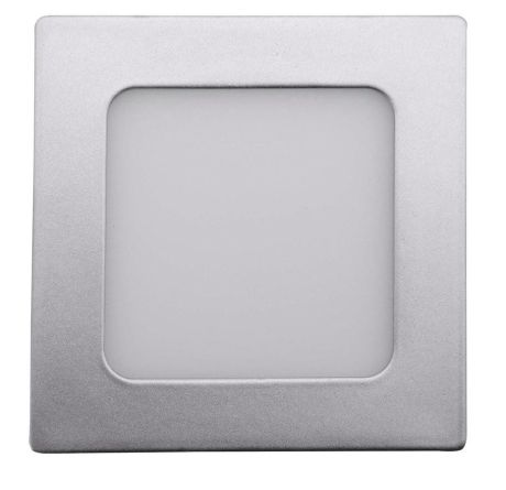 Przejdź do produktu START LED oświetlenie sufitowe, 6W, 230V, 120x120mm, dzienna biel, 430lm,srebrna