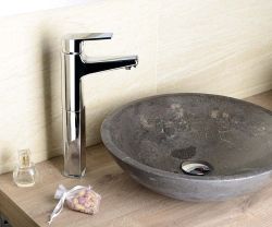 ARETA 35 bateria umywalkowa wysoka, bez korka, chrom