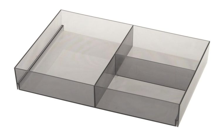 Organizer 202x50x302 mm, plastik, dymiony