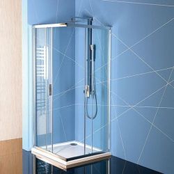 EASY LINE  kabina prysznicowa prostokątna 900x800mm, szkło czyste