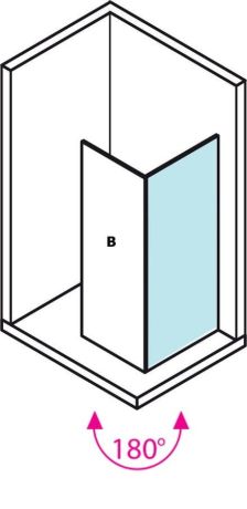 Przejdź do produktu MODULAR SHOWER panel dodatkowy obrotowy do modułu 3, 600 mm