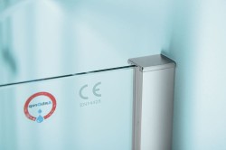 ZOOM LINE ścianka boczna 900mm, szkło czyste