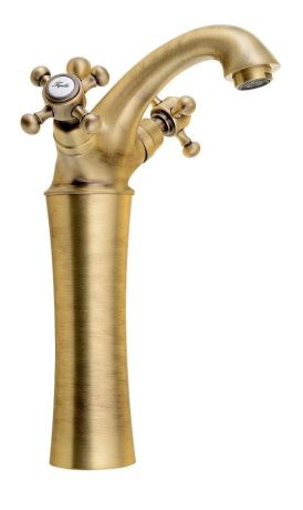 Przejdź do produktu ANTEA bateria umywalkowa wysoka z odpływem, wysokość 245mm, brąz