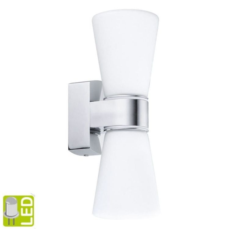 CAILIN oświetlenie naścienne G9-LED, 2x2,5W, 230V, IP44, chrom