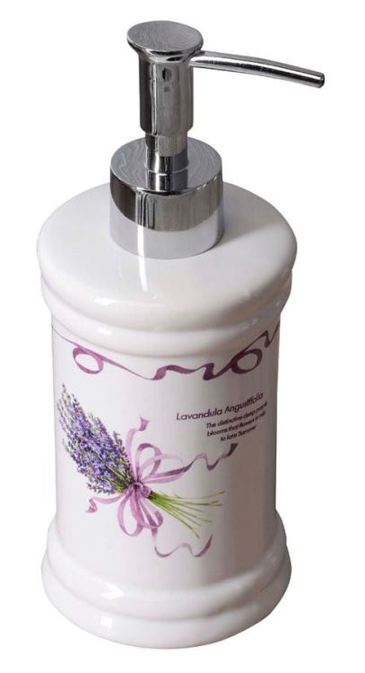 LAVENDER dozownik mydła do postawienia, 350ml, ceramika
