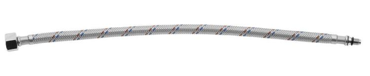 Wąż spiralny FxMBK M 8x3/8´, 40cm, stal nierdzewna