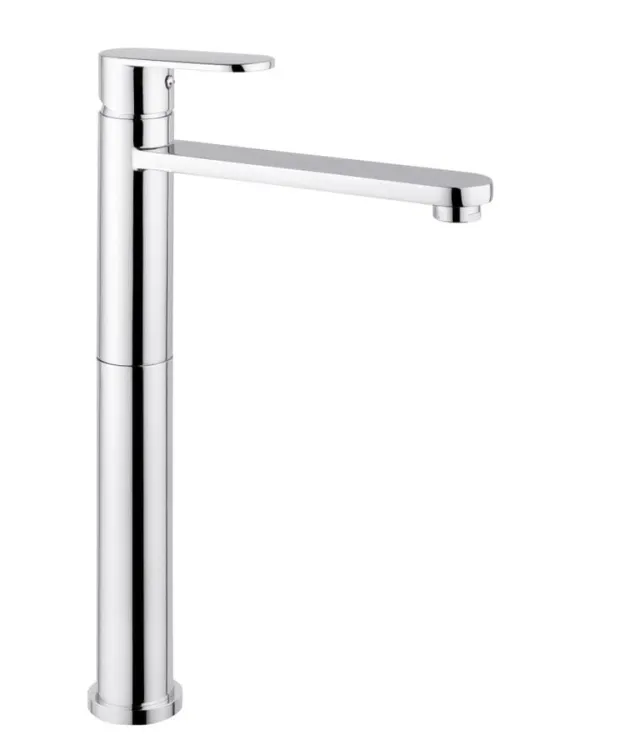 DANDY bateria umywalkowa wysoka bez odpływu, wysokość 340mm, chrom