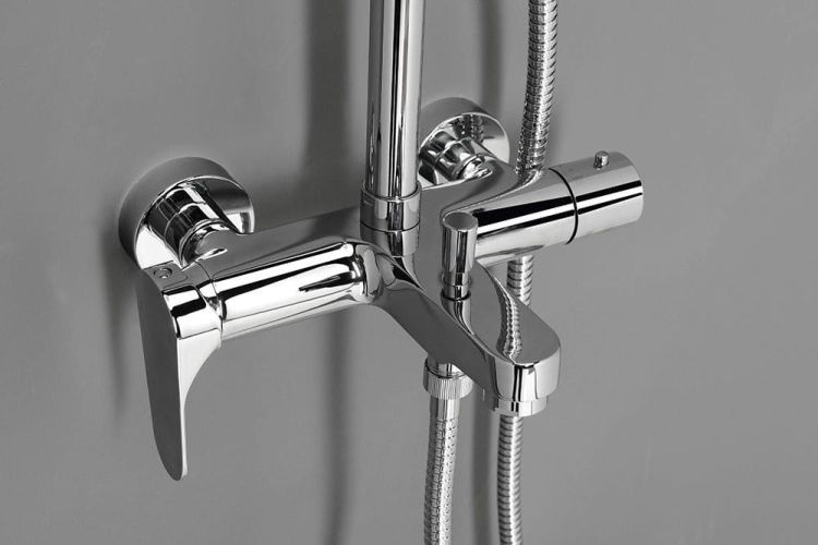 CORNELI bateria wannowa do zestawu 990ESD, chrom