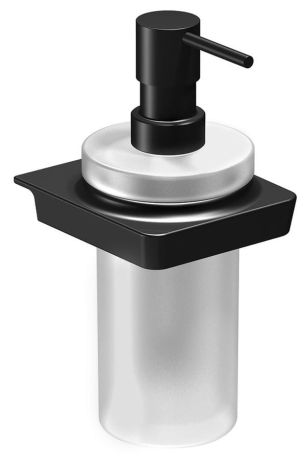 Przejdź do produktu ZEN dozownik do mydła 250ml, szkło mleczne, czarny