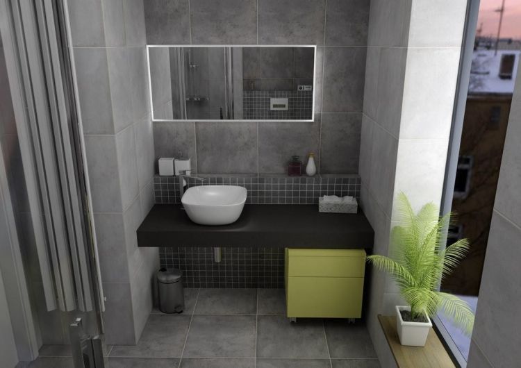 KIRA blat ceramiczny 160x50 cm, wariant F