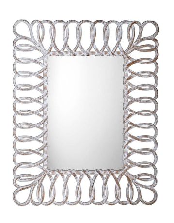 Przejdź do produktu SEVILLA Lustro w ramie, 80x120cm, biały