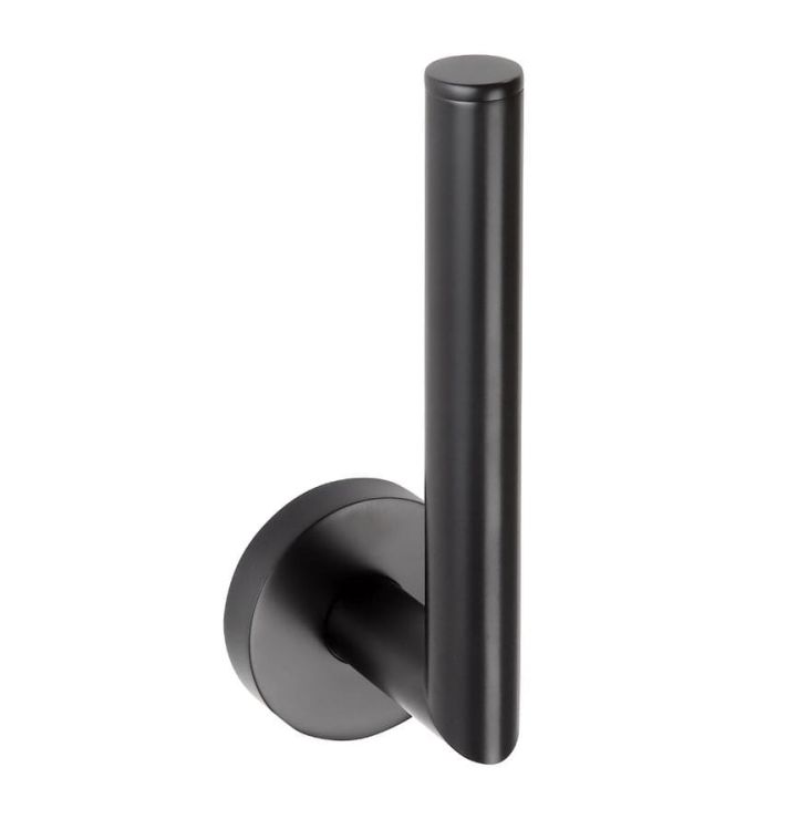X-ROUND BLACK rezerwowy uchwyt na papier toaletowy, czarny