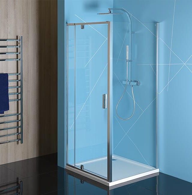 Easy Line prostokątna/kwadrat kabina prysznicowa obrotowe drzwi 900-1000x900mm w
