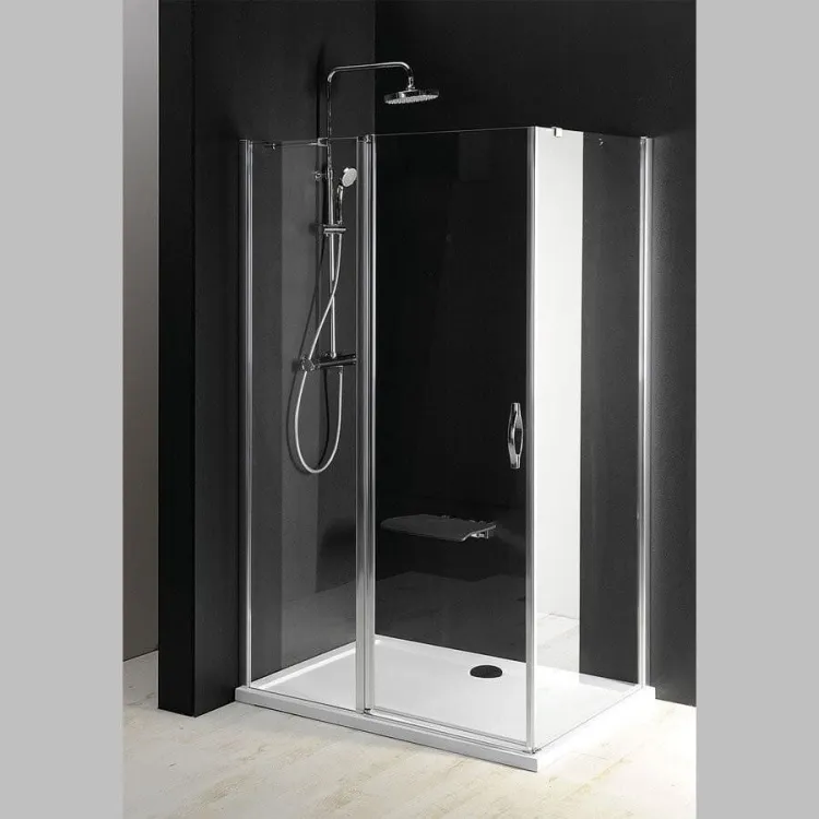 One prostokątna kabina prysznicowa 900x750mm wariant L/P