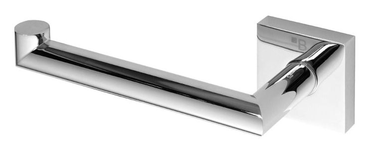 X-SQUARE wieszak na papier toaletowy bez klapki, 180x55x70mm,chrom