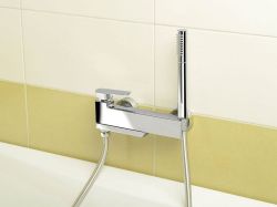 MIXONA 35 bateria wannowa ścienna, chrom