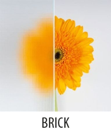 Przejdź do produktu ARLEN kabina prysznicowa półokrągła 800x800x1850 mm, szkło Brick