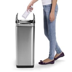 PHANTOM kosz na śmieci s czujnikiem 30l, Soft Close, st. nierdzewna szczotkowana