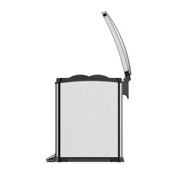 REJOICE kosz na śmieci z pedałem 8l, Soft Close, stal nierdzewna szczotkowana
