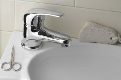 AQUALINE 40 bateria umywalkowa dźwigniowa, chrom