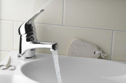 AQUALINE 40 bateria umywalkowa dźwigniowa, chrom