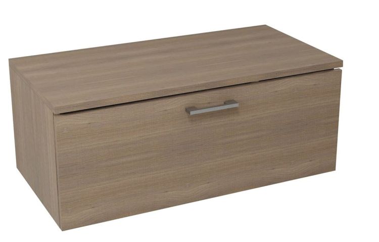 MAKALA schowek z pokrywą 89,5x35x45,2 cm, orzech bruno
