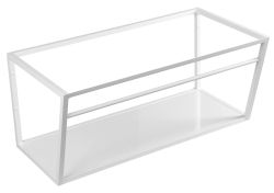 SKA Wspornik umywalki /pod blat 900x400x460mm, biały matowy, z MDF półką biała