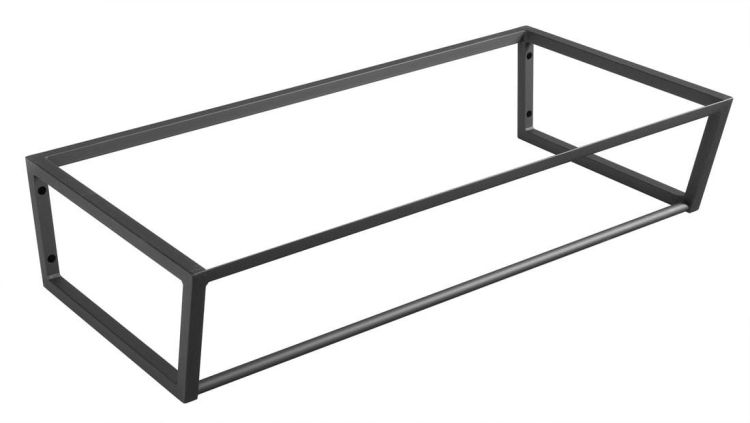 SKA Wspornik umywalki/pod blat, 900x200x460mm, czarny matowy