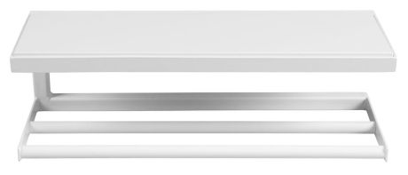 Przejdź do produktu SKA półka ścienna z relingiem 450x140x160mm, biały mat