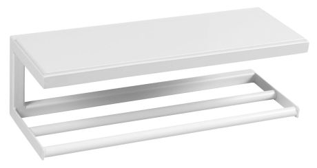 Przejdź do produktu SKA półka ścienna z relingiem 450x140x160mm, biały mat