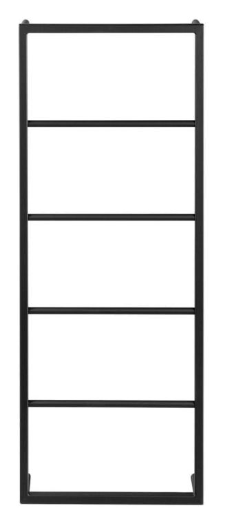 SKA Wieszak na ręcznik, 450x1150x100mm, czarny matowy