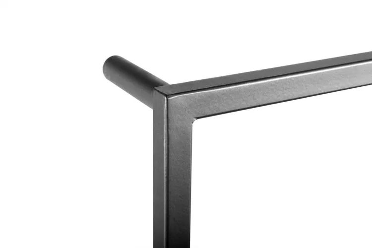 SKA Wieszak na ręcznik, 450x1150x100mm, czarny matowy