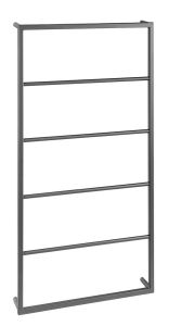 SKA Wieszak na ręcznik, 600x1150x100mm, czarny matowy