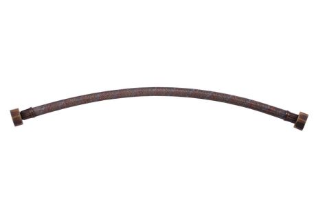Przejdź do produktu Wąż przyłączeniowy nierdzewny FxF 1/2"x1/2", 40cm, brąz