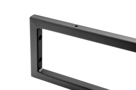 Przejdź do produktu Wspornik 490x150x20mm, stal malowana, czarny mat