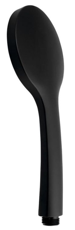 Rączka prysznicowa, 1 funkcja, średnica 102mm, ABS/czarna