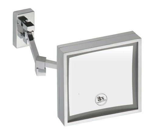 Lusterko kosmetyczne kwadratowe, z oświetleniem LED, 205x205x415mm