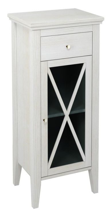 CROSS szafka dolna 49x120x39cm, prawa, starobiała