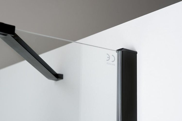 ZOOM LINE BLACK kabina prysznicowa narożna 900x900mm, szkło czyste