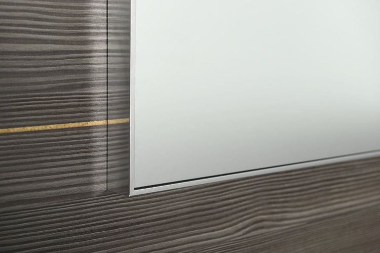 AROWANA Lustro w ramie, 1200x600mm, chrom