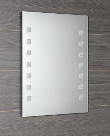 Przejdź do produktu lustro z podświetleniem LED 60x80cm, przełącznik przyciskowy