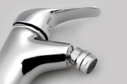 AQUALINE 40 bateria bidetowa bez odpływu, chrom