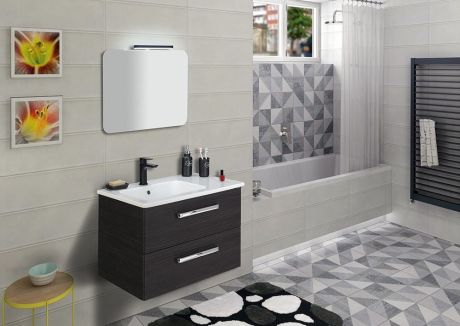Przejdź do produktu VERONICA 2 oświetlenie ścienne LED, 8 W, 300x25x83 mm, IP44, czarny