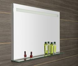 BRETO lustro z półką z podświetleniem LED 1000x608mm