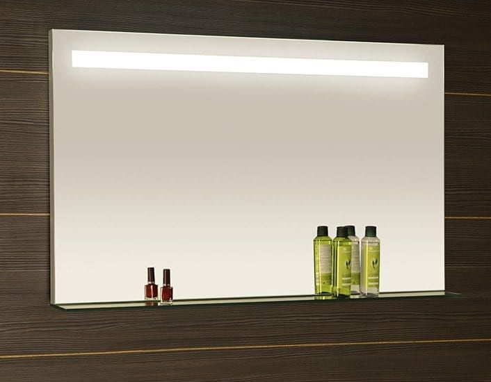 BRETO lustro z półką z podświetleniem LED 1000x608mm