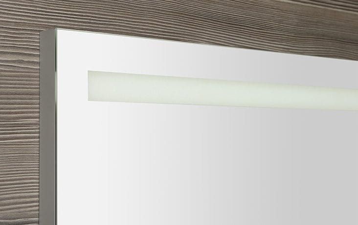 BRETO lustro z półką z podświetleniem LED 1200x608mm