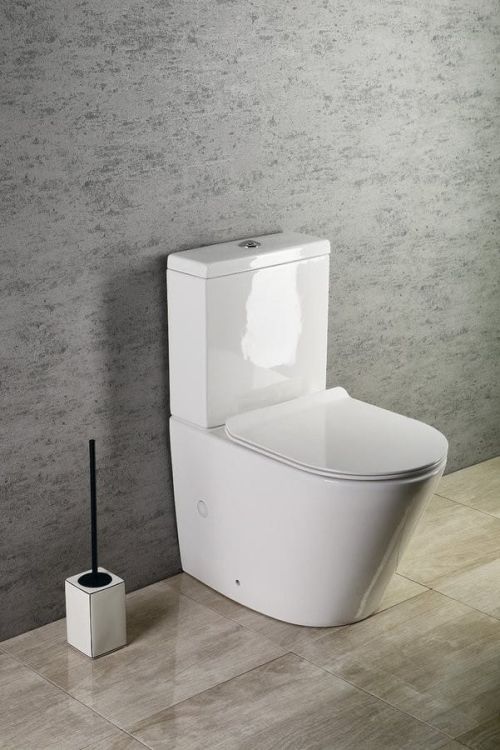 LUCREZIA szczotka WC do postwaienia, ceramika